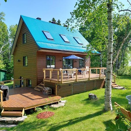 La Nef Bleue Villa Tadoussac Exterior foto