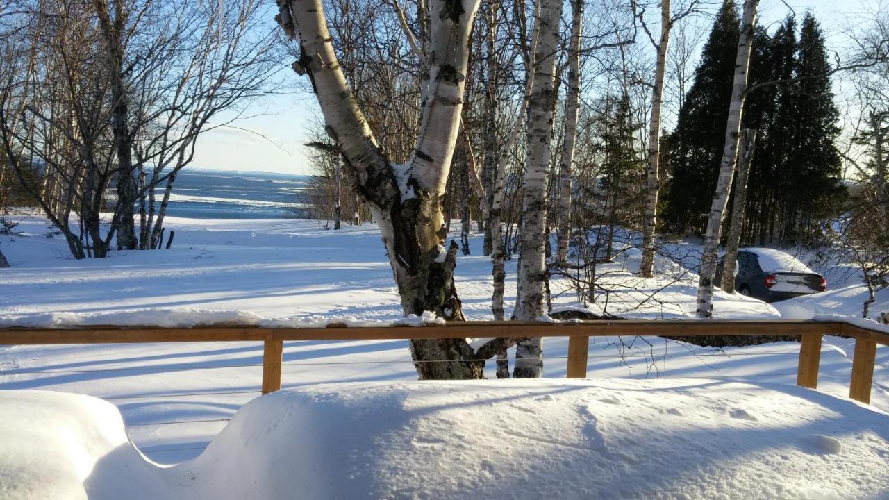La Nef Bleue Villa Tadoussac Exterior foto