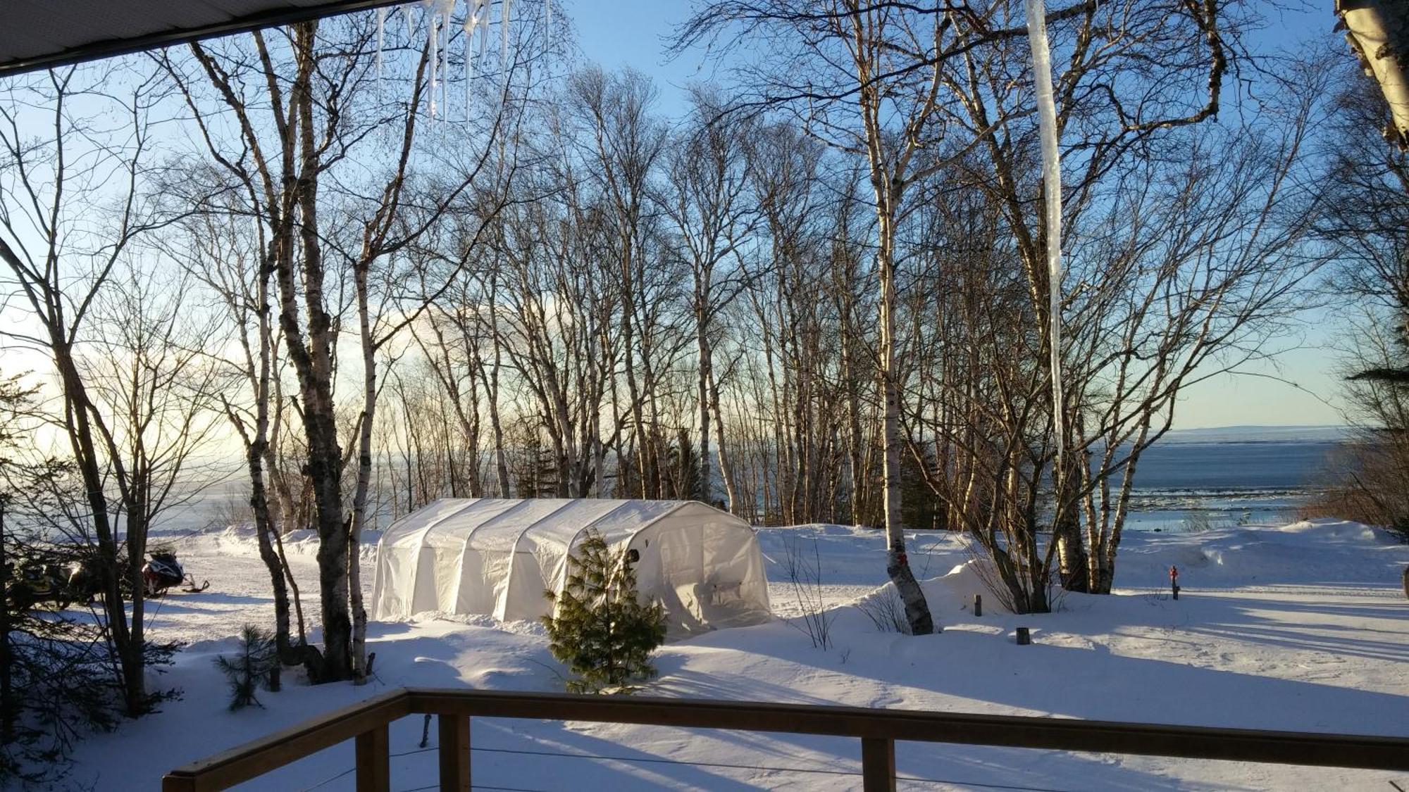 La Nef Bleue Villa Tadoussac Exterior foto
