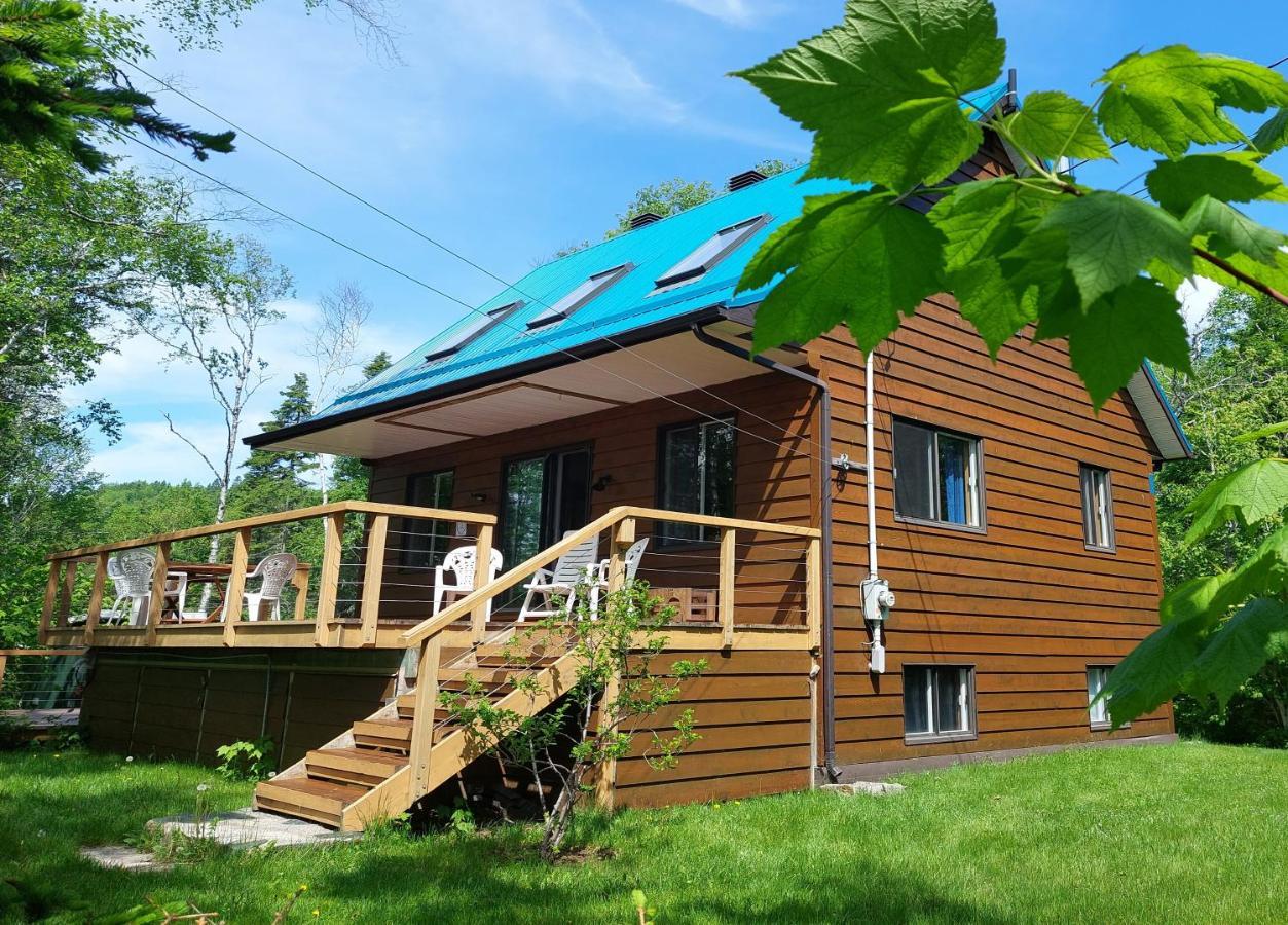 La Nef Bleue Villa Tadoussac Exterior foto