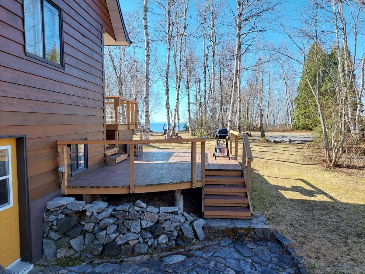 La Nef Bleue Villa Tadoussac Exterior foto