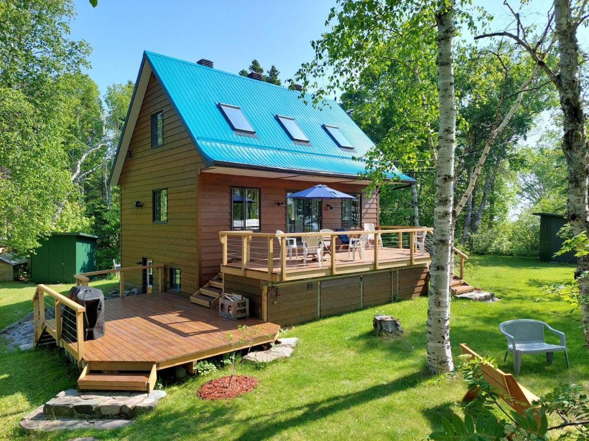 La Nef Bleue Villa Tadoussac Exterior foto