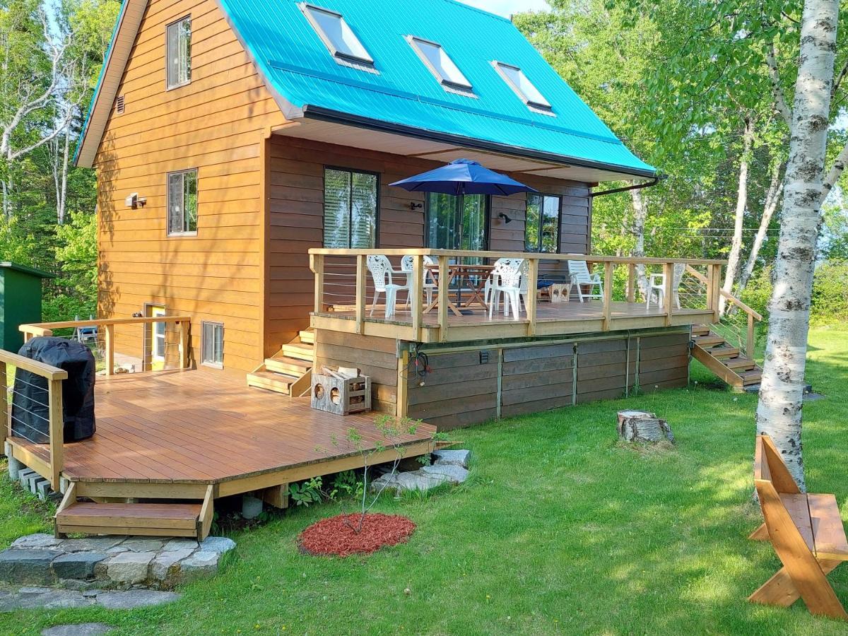 La Nef Bleue Villa Tadoussac Exterior foto