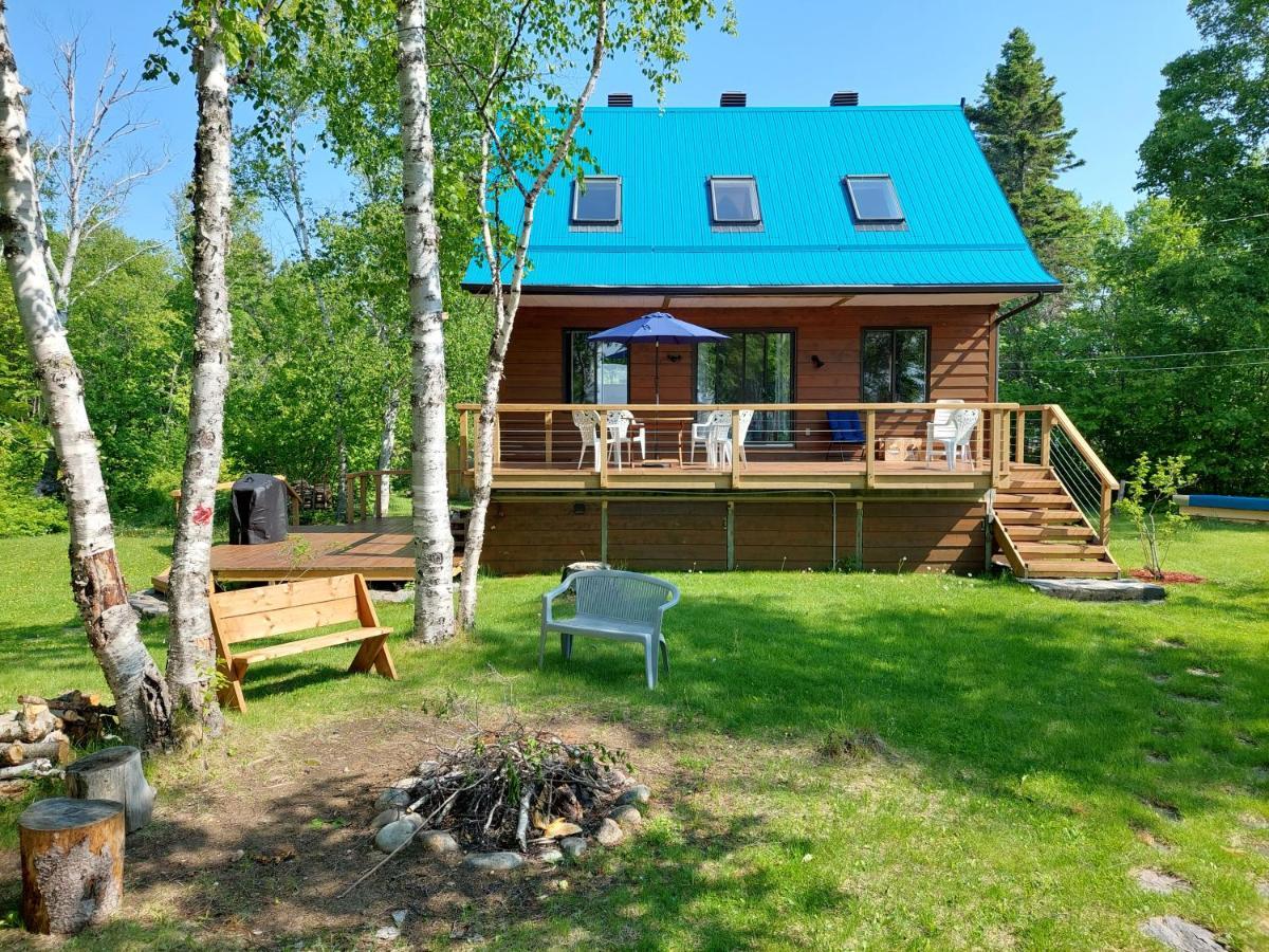 La Nef Bleue Villa Tadoussac Exterior foto